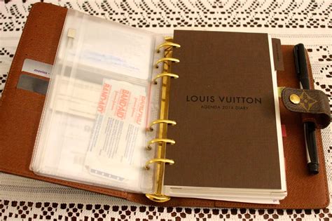 filofax louis vuitton agenda|Louis Vuitton refills.